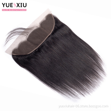 100%  Virgin Human Hair Swiss Transparent HD Lace Frontal